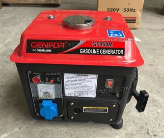 GF950R Mini Genset Portable Gasoline Generator 750W Rated Power Custom Color